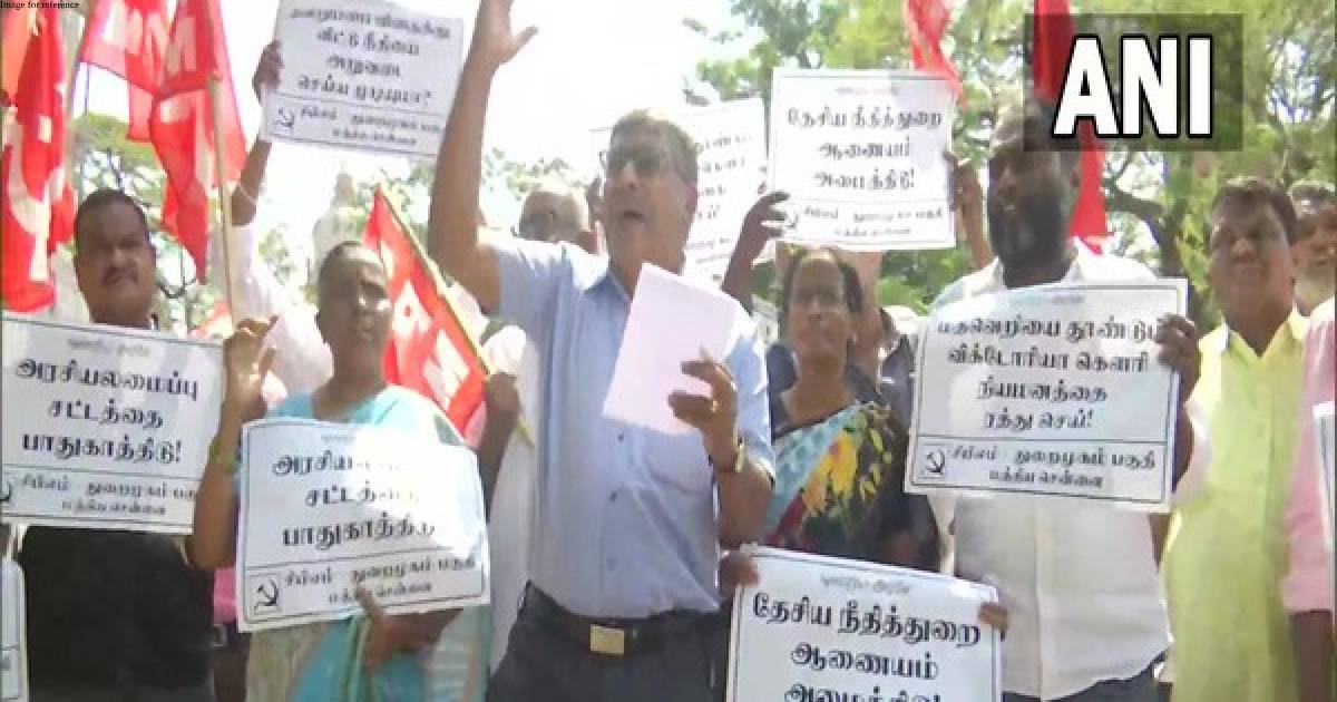 Chennai: CPI (M) protest Victoria Gowri's appointment as Madras HC judge